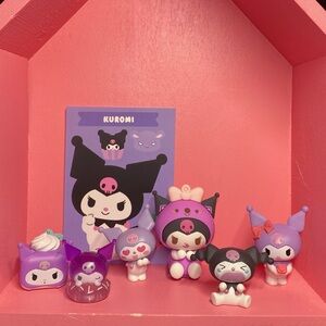 Kuromi Blind Bag Bundle: Collectable Mini Figures & Stickers